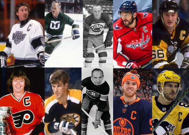 top 10 nhl hockey players of all time